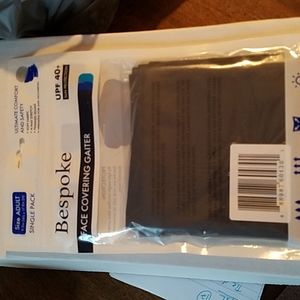 🆕️ Bespoke face covering gaiter "Black" Adult